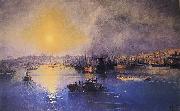 Ivan Aivazovsky Constantinople Sunset oil painting picture wholesale